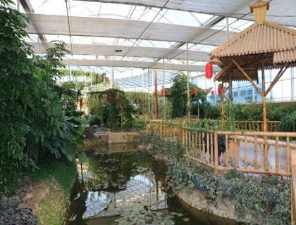 溫室內部景觀展覽