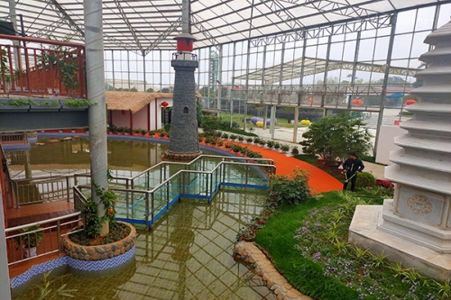 富硒有機館展示